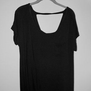 American Eagle Black Cotton Tshirt Dress w/ pocket